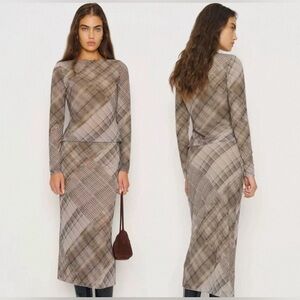 New Reformation Knit Iris Skirt